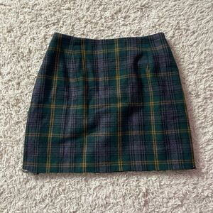 90s Plaid Skirt